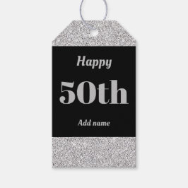 誕生日かわいらしパーソナライズされたプレゼントラベル50日 ギフトタグ