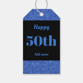 誕生日かわいらしパーソナライズされたプレゼントラベル50日 ギフトタグ