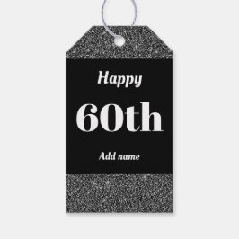 誕生日かわいらしパーソナライズされたプレゼントラベル60日 ギフトタグ