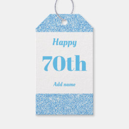 誕生日かわいらしパーソナライズされたプレゼントラベル70日 ギフトタグ