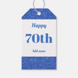 誕生日かわいらしパーソナライズされたプレゼントラベル70日 ギフトタグ