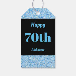 誕生日かわいらしパーソナライズされたプレゼントラベル70日 ギフトタグ