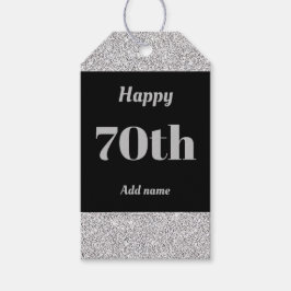 誕生日かわいらしパーソナライズされたプレゼントラベル70日 ギフトタグ