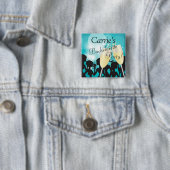 誕生日かバチェロレッテの花型女性歌手の女の子夜 缶バッジ (インサイチュ)