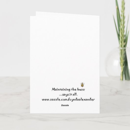 誕生日か友情 カード (裏面)