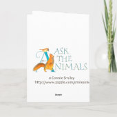 誕生日か生命はすばらしいです カード (裏面)