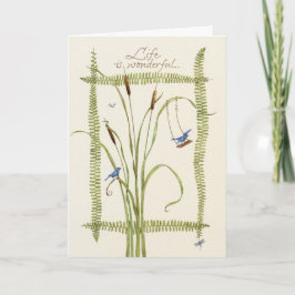 誕生日か生命はすばらしいです カード