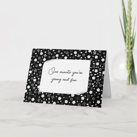 誕生日がユーモアのセンスを高める カード (正面)