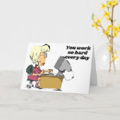 **誕生日が働く女性の懸命を希望** カード (黄色い花)