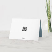 誕生日が古いユーモアの青い陳腐な感じ カード (裏面)