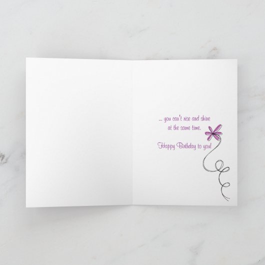 誕生日が古いユーモアを解く カード (内部)