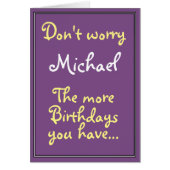 誕生日が増えれば… (正面)