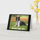 誕生日が妻**に願う** カード (黄色い花)