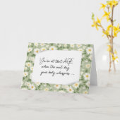 誕生日が年上のユーモアを交えてデイジー カード (黄色い花)