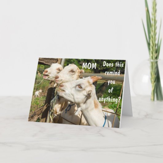 誕生日が母に祈る!カード カード (正面)