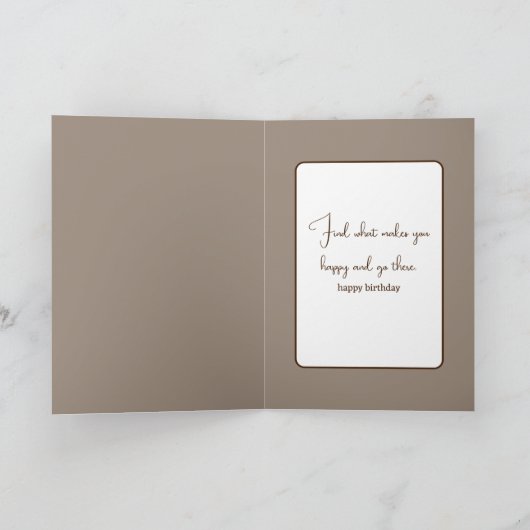 誕生日が泥の中でつぶやく カード (内部)