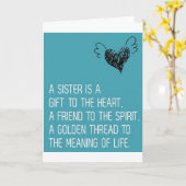 誕生日が私の***姉*****を希望 カード (黄色い花)