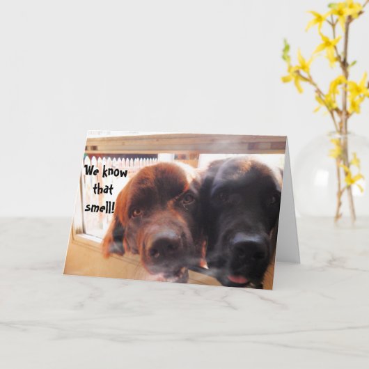 誕生日が～のユーモアを解する カード (黄色い花)