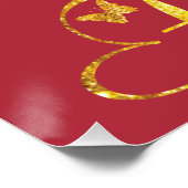 誕生日きらきら光るシャツ | 80番目の誕生日 |誕生日 ポスター (コーナー)