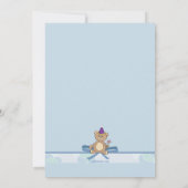 誕生日くまさん招待状 招待状 (裏面)