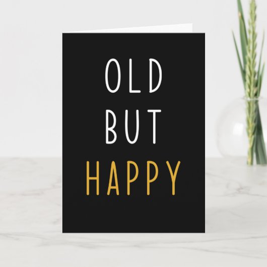 誕生日ことわざ おもしろい カード (正面)