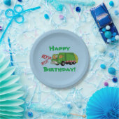 誕生日ごみ車 ペーパープレート (パーティー)