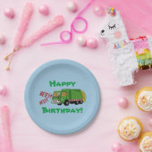 誕生日ごみ車 ペーパープレート (パーティー)