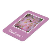 誕生日さくらんぼブロッサム写真ありがとう マグネット (左側)