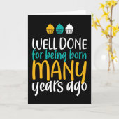 誕生日されて生まれ良おもしろいい カード (黄色い花)