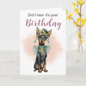 誕生日だって聞いたか？誕生日カード カード (黄色い花)