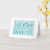 誕生日とてもかわいい恋の詩を愛 カード (黄色い花)