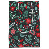 誕生日とメリーハッピークリスマス ミディアムペーパーバッグ (裏面)