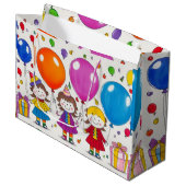 誕生日と友だち ラージペーパーバッグ (正面アングル)