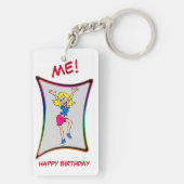 誕生日には最高の誕生日  キーホルダー (裏面)