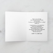 誕生日によって、101stは、ピンクのハイビスカスカードが開花します カード (内部)