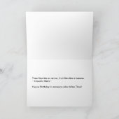 誕生日にハエはいらない – 誕生日カード カード (内部)