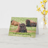 誕生日にハエはいらない – 誕生日カード カード (黄色い花)