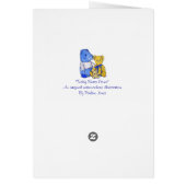 「誕生日に可愛いテディの写真」 (裏面)