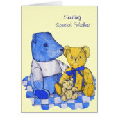 「誕生日に可愛いテディの写真」 (正面)