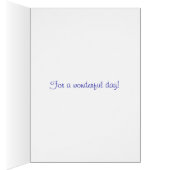 「誕生日に可愛いテディの写真」 (内側 (右))