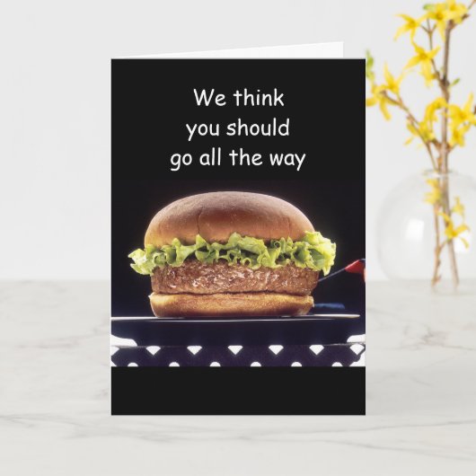 誕生日に行く カード (黄色い花)