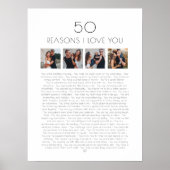 誕生日に贈る50の愛の理由 ポスター (正面)