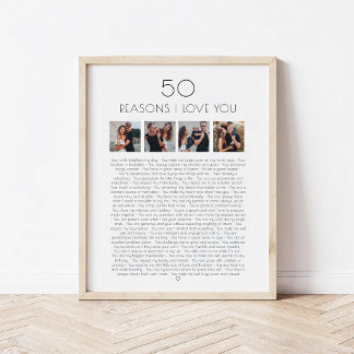 誕生日に贈る50の愛の理由 ポスター