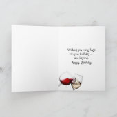 誕生日に贈るWINEの辞書的定義 カード (内部)