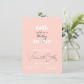 誕生日に30人ミニマルモダン話 招待状 (スタンド正面)