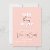 誕生日に30人ミニマルモダン話 招待状 (正面)