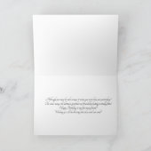 誕生日のあなたを想って 馬 犬 かわいい カード (内部)