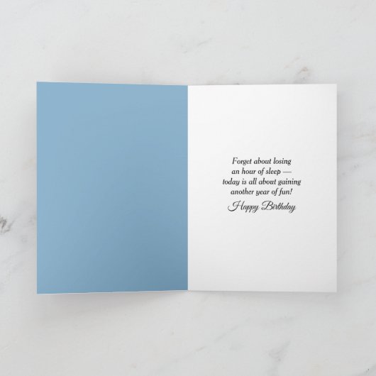 誕生日のうさぎ (※アメリカ独特のジョークやダジャレが元ネタと思われますが、直訳では伝わりにくい部分 カード (内部)