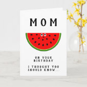 『誕生日のお母さんの写真』 カード (黄色い花)