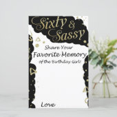 誕生日のお気に入りの60とSassyメモリ (スタンド正面)